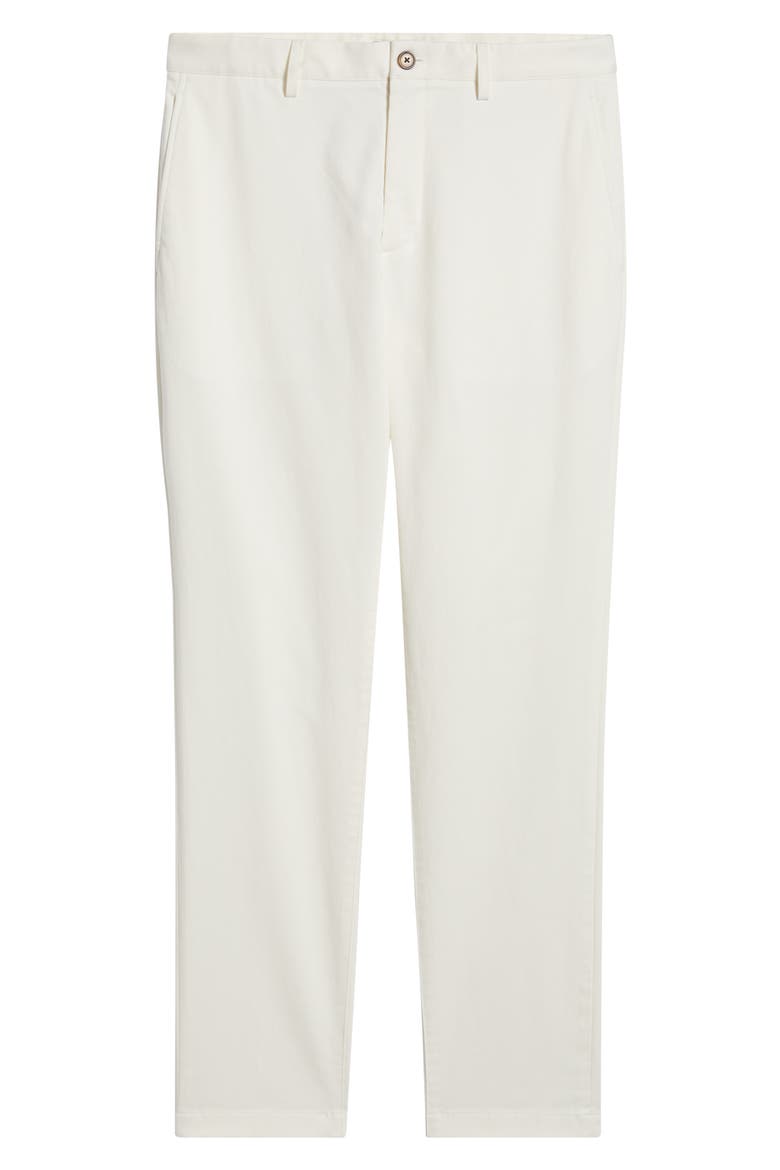 Zaine Slim Chino in Moonsoft Cotton Blend Trousers, Alternate, color, WINTER IVORY