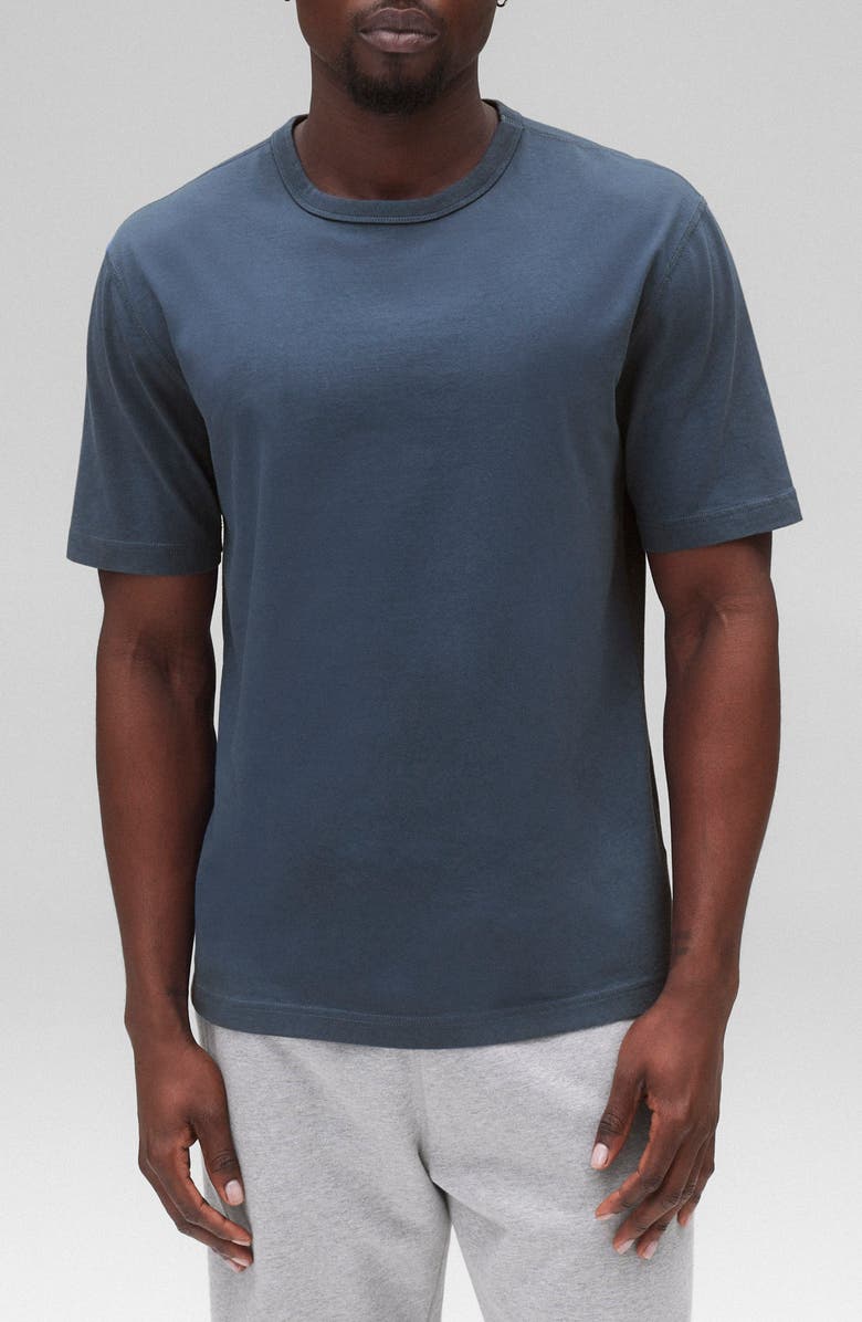 Reigning Champ Lightweight Standard T-Shirt, Main, color, Airforce Blue