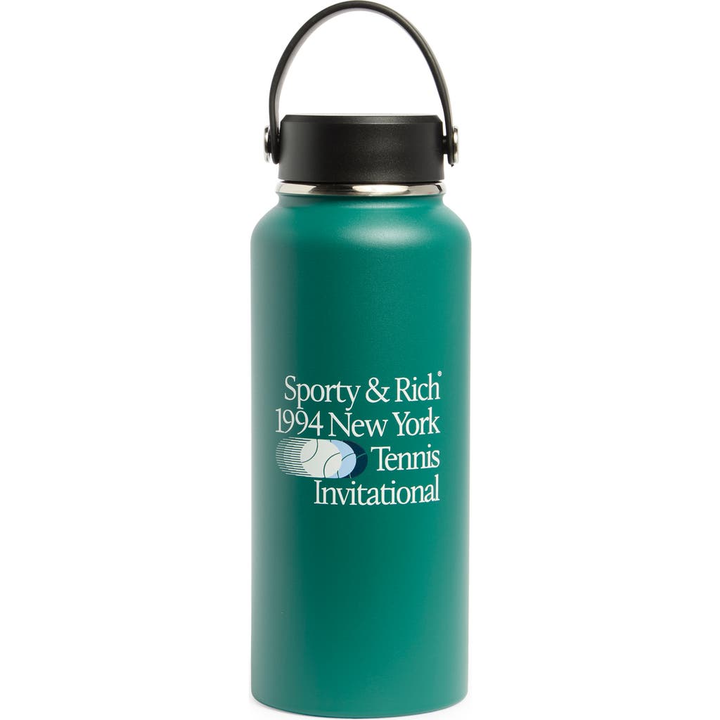Sporty And Rich Sporty & Rich Invitational Water Bottle In Green