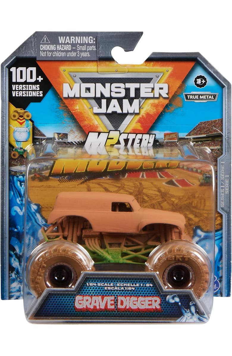 Grave Digger Mud Blasters Die Cast Vehicle, Main, color, Mystery Mudders