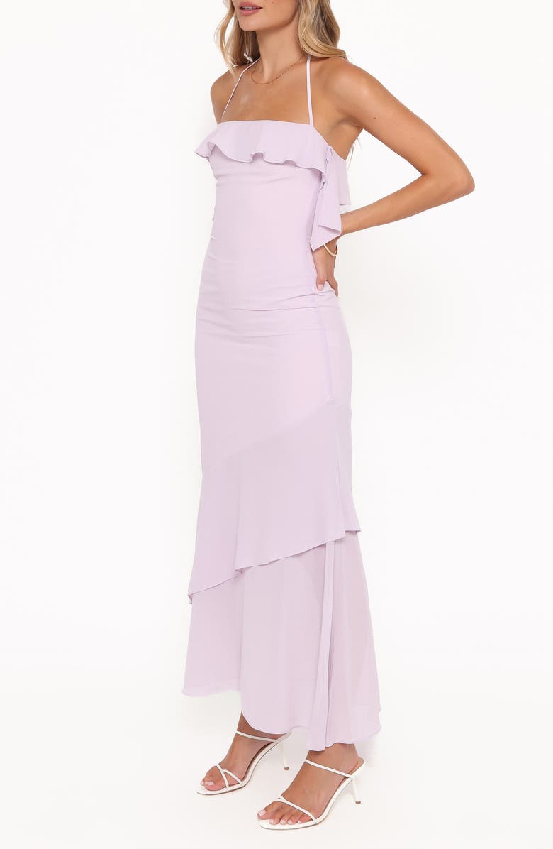 Petal & Pup Illuka Ruffle Maxi Dress, Alternate, color, Lilac