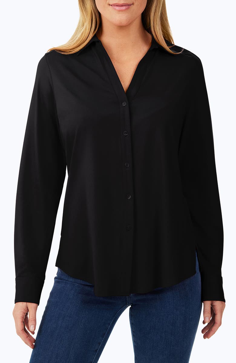 Foxcroft Mary Jersey Top, Main, color,