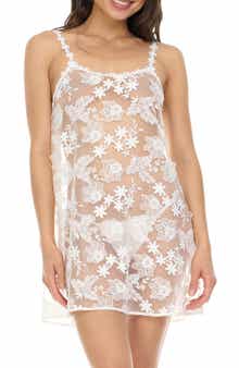 Majorie Lace Chemise & Thong Set
