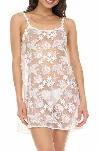 Majorie Lace Chemise & Thong Set