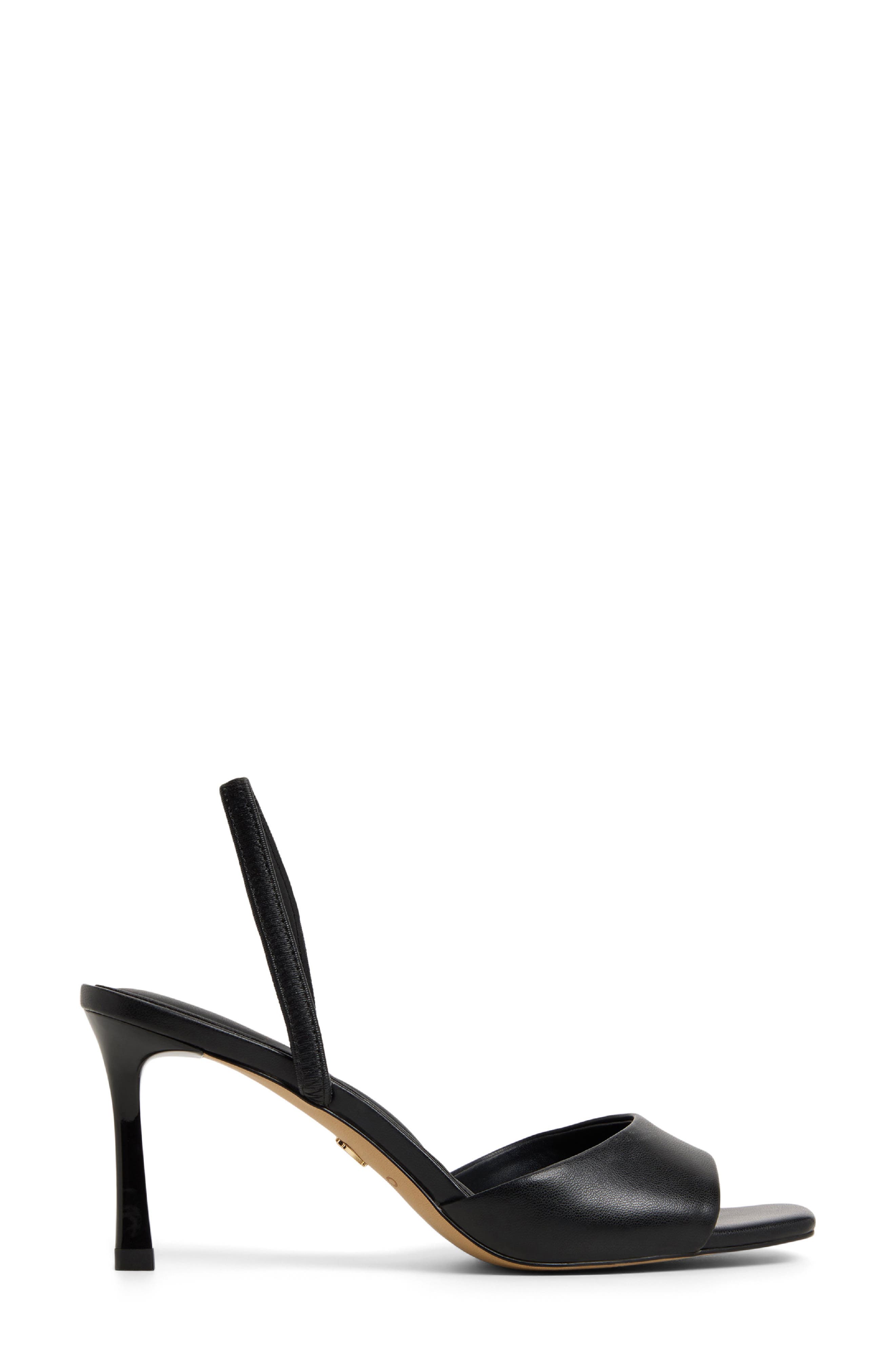 ALDO Andya Slingback Sandal, Alternate, color, Black