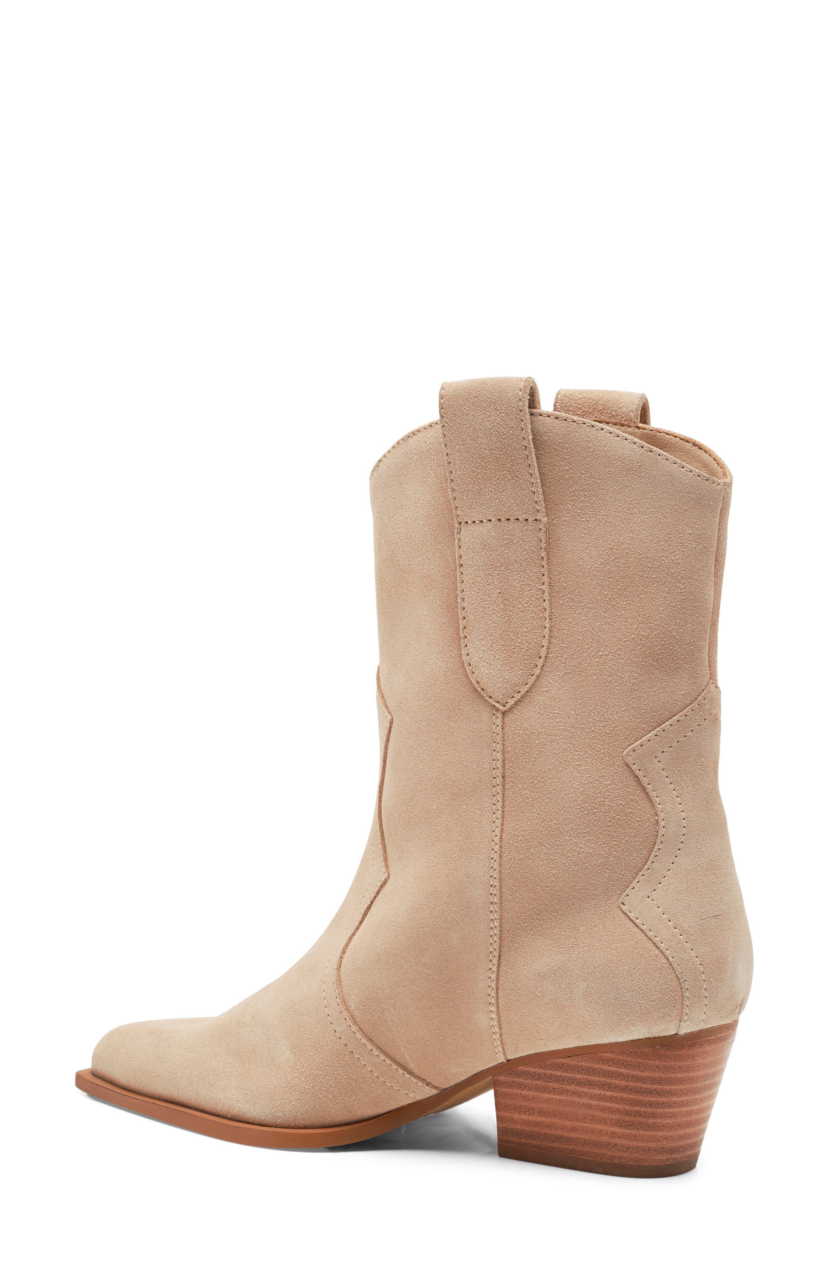 Cat Nap Western Boot, Alternate, color, SUNSTONE SAND SUEDE