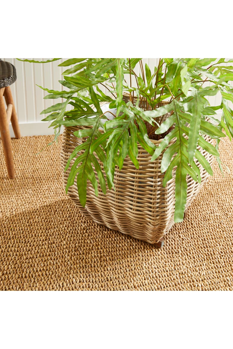 Sylvie Square Taper Basket Large, Alternate, color, Brown
