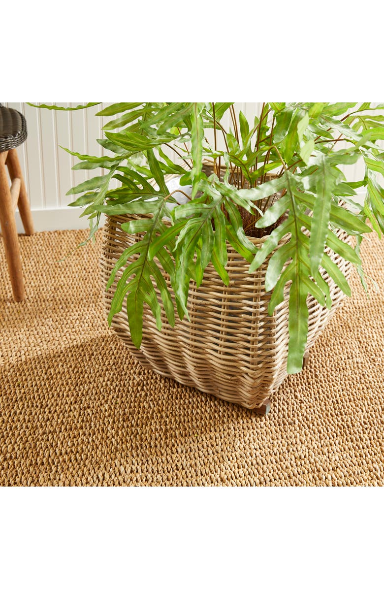 Napa Home & Garden Sylvie Square Taper Basket Large, Alternate, color, Brown
