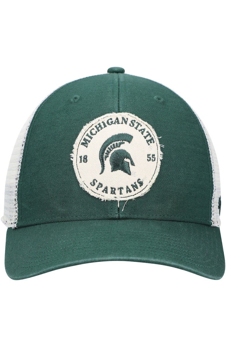 '47 Men's '47 Green Michigan State Spartans Howell MVP Trucker Snapback Hat, Alternate, color, 