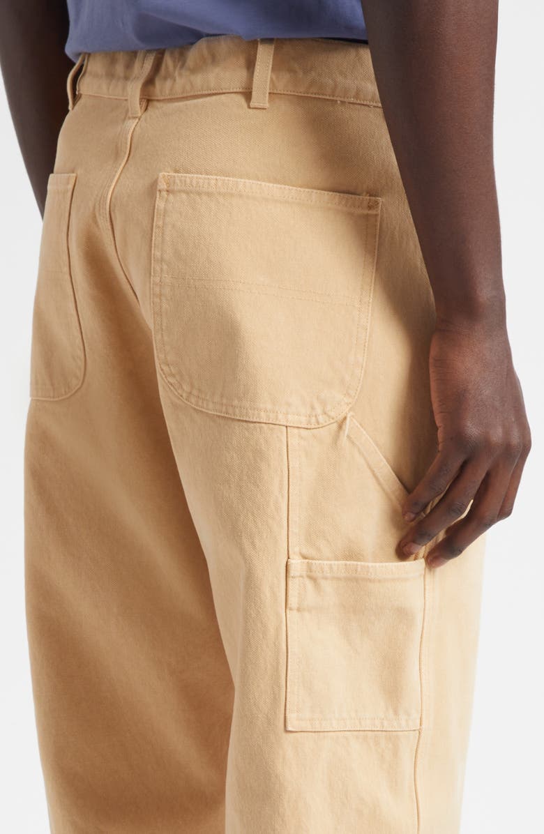 Sky High Farm Workwear Gender Inclusive Canvas Carpenter Pants, Alternate, color, Beige