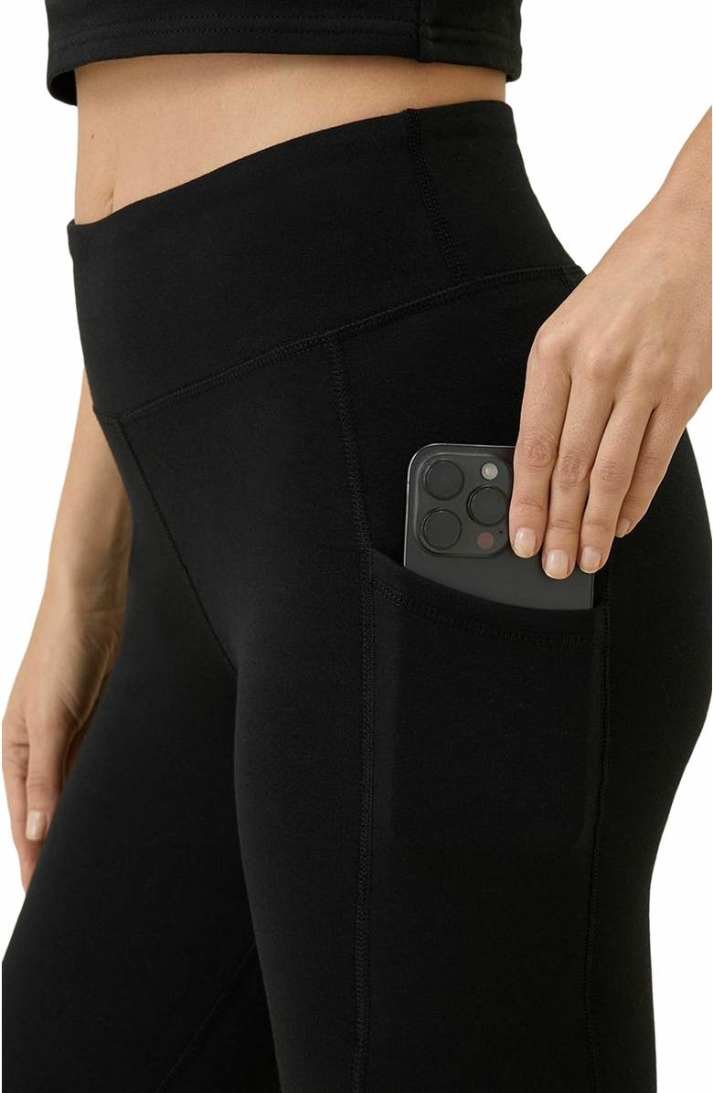 Pact On the Go-To Pocket Legging, Alternate, color, Black