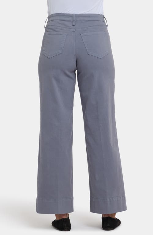 Nydj Teresa Mid Rise Wide Leg Ankle Jeans In Tavern In Brown