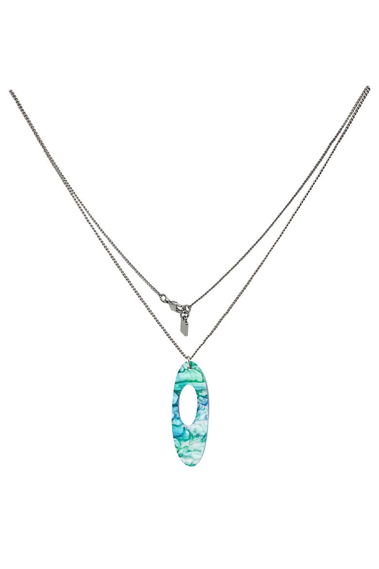 Hepworth Pendant - Blue & Green Lava, Main, color, Blue & Green Lava
