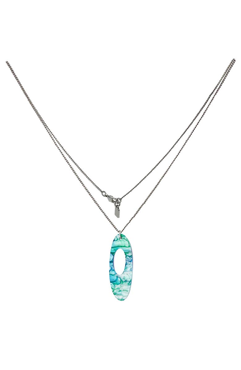 Toolally Hepworth Pendant - Blue & Green Lava, Main, color, Blue & Green Lava