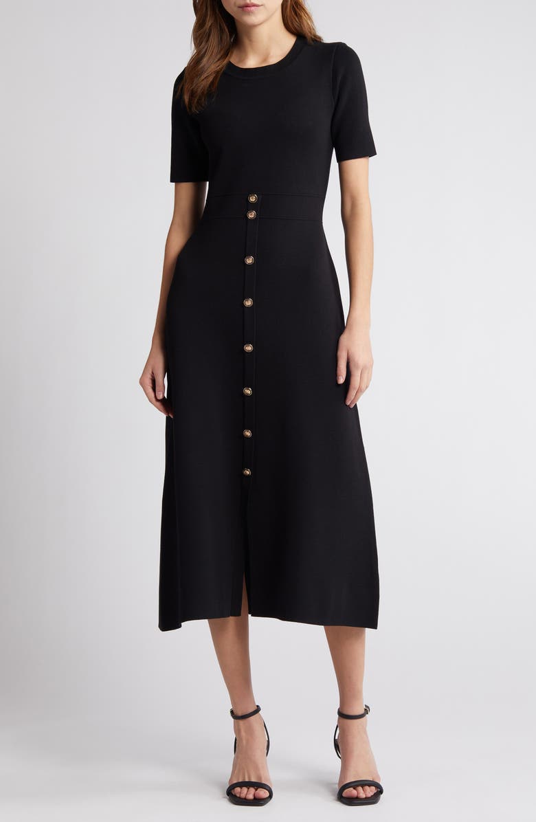 ZOE AND CLAIRE Midi Sweater Dress, Main, color,