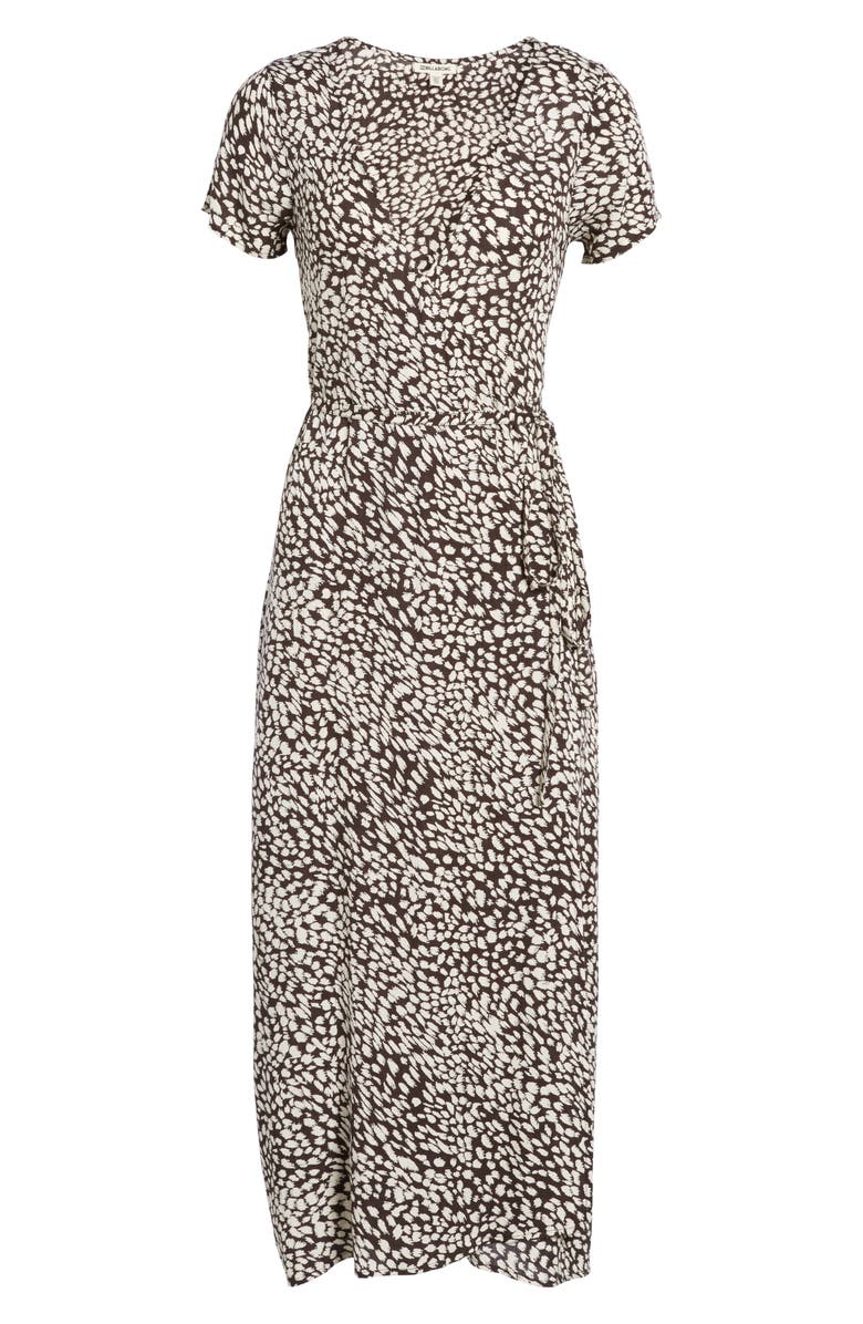 Billabong Wrap Me Up Print Midi Dress, Alternate, color, 