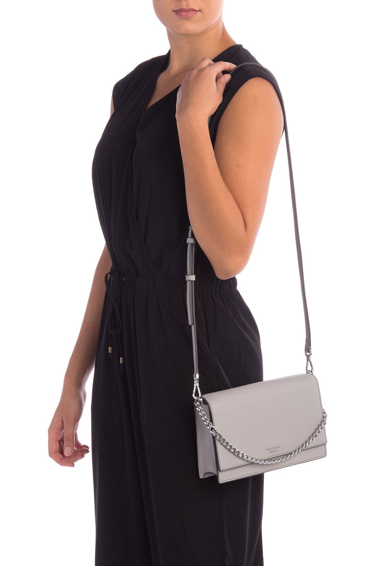 Kate Spade New York cameron convertible leather crossbody, Alternate, color, 