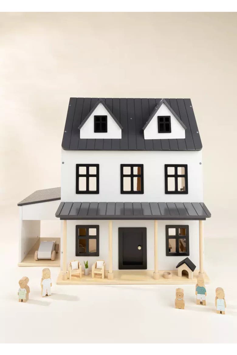 Wooden Doll House, Main, color, Multicolor