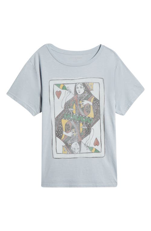 LUCKY BRAND LUCKY BRAND DRINKING QUEEN GRAPHIC T-SHIRT