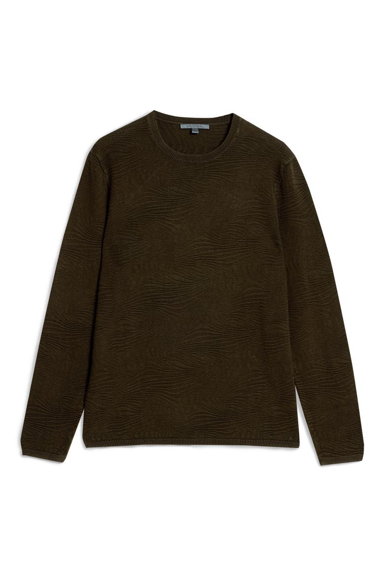 Mercer Wave Long Sleeve T-Shirt, Alternate, color, DARK BROWN
