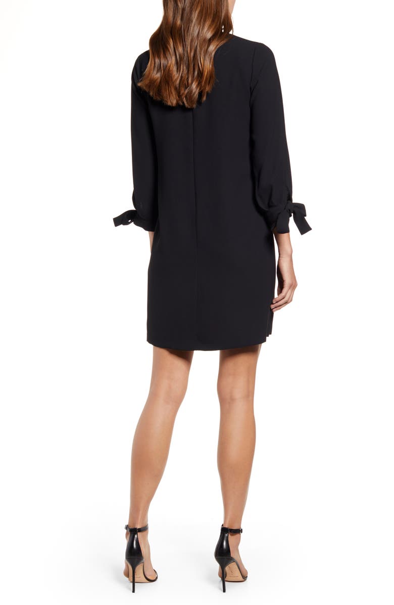 CeCe Tie Sleeve A-Line Dress, Alternate, color, 