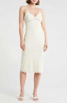 Abound Lace Trim Mesh Dress