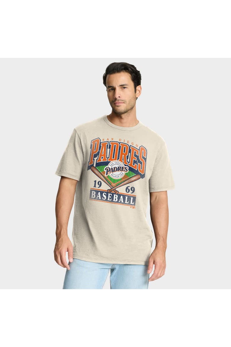 Men's Fanatics Tan San Diego Padres Stadium Slub T-Shirt, Main, color, Tan