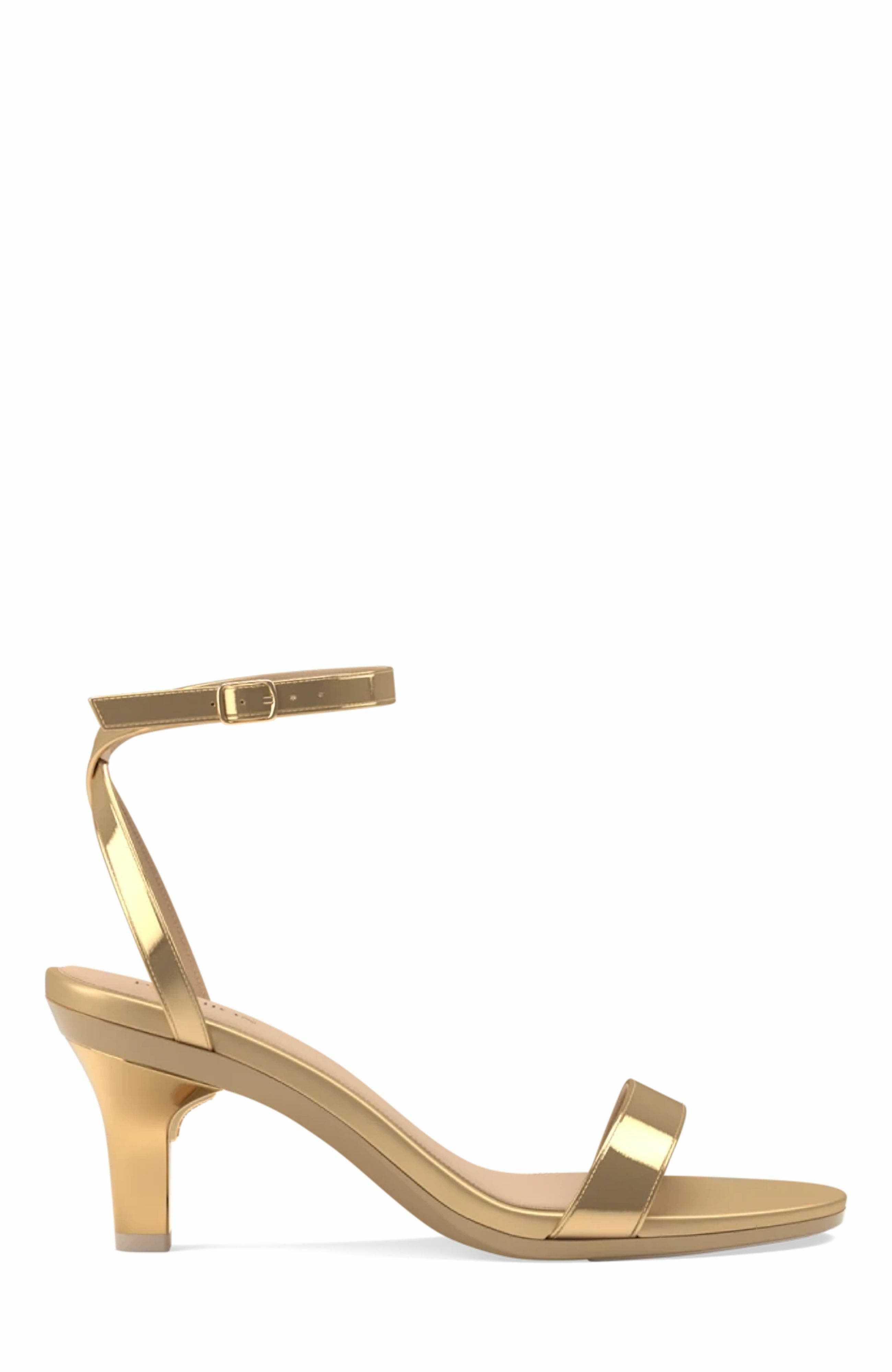 Pashion Footwear The Brenna 3" Stiletto, Alternate, color, Gold