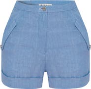 Jendue US Amara Denim Linen Shorts