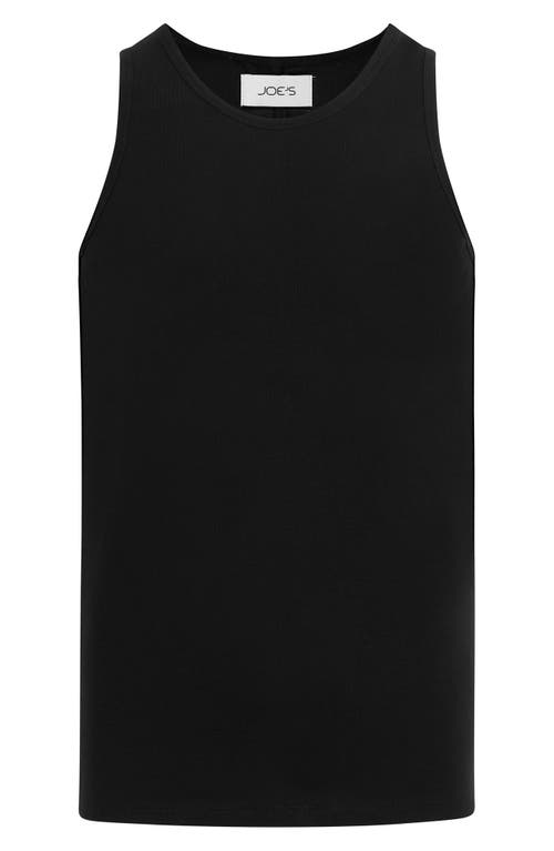 Joe's Bespoke Cotton Tank In Black