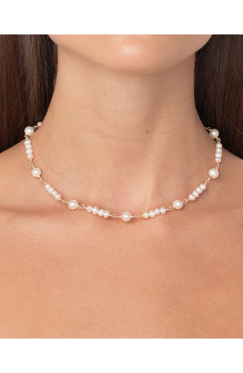 Éliou Zey Freshwater Pearl Necklace, Alternate, color, 