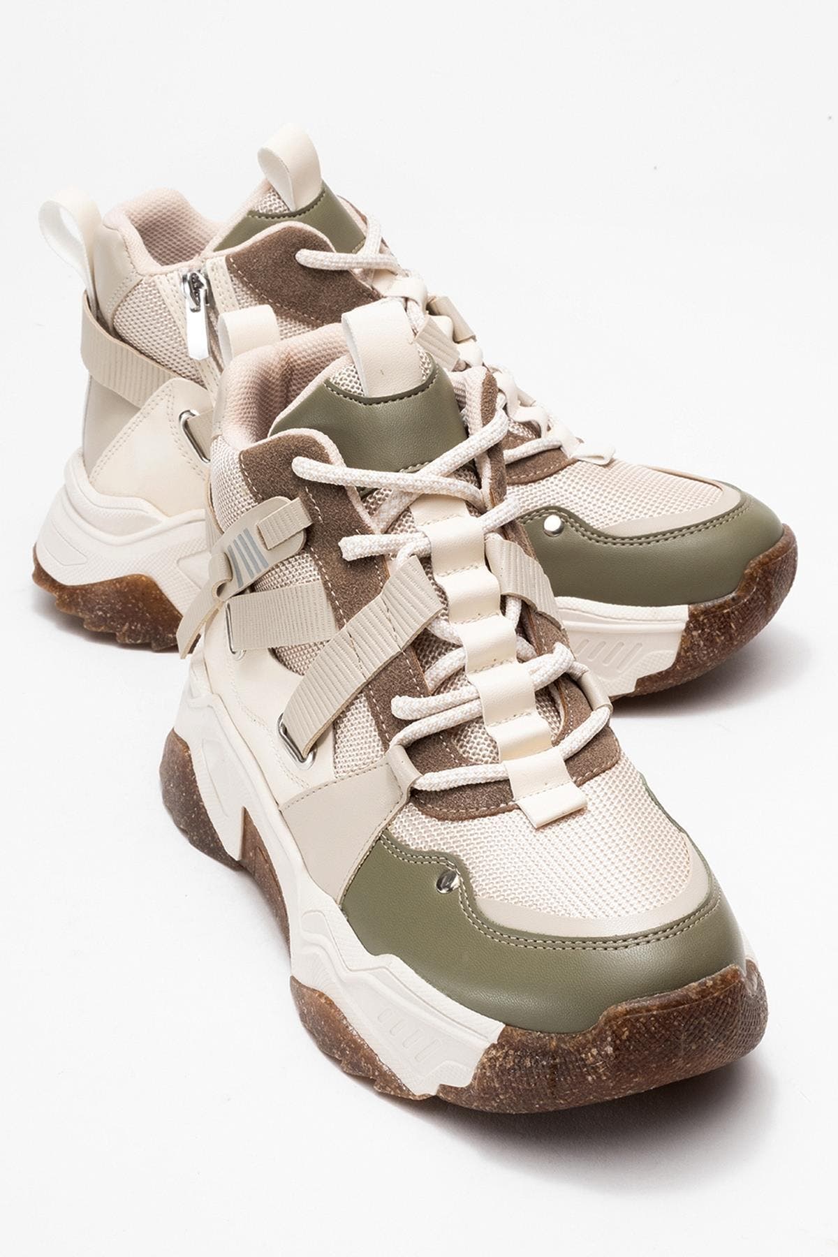 Seraphine Sport Boot, Alternate, color, Beige Green Faux Leather