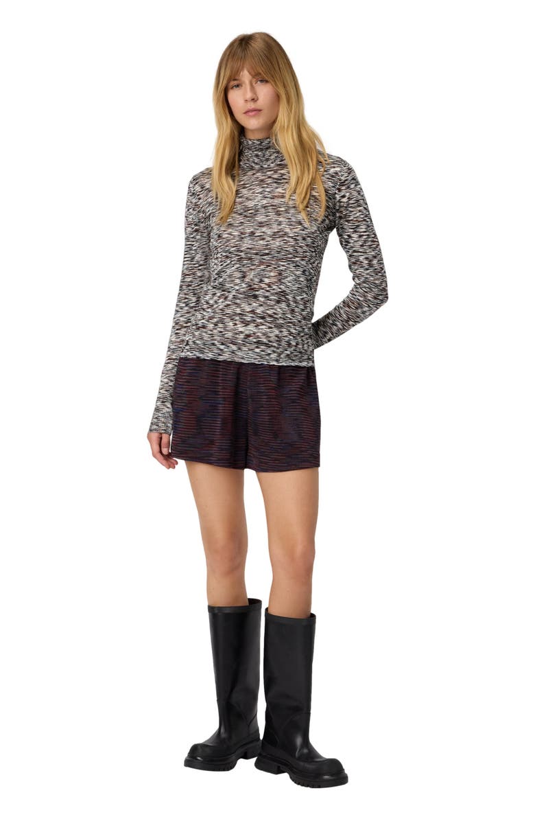 Missoni High-neck Sweater In Flame Smooth Knit, Main, color, Multicoloured