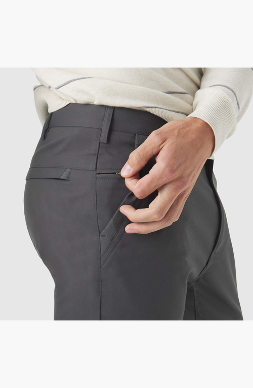 Jack Archer Jetsetter Tech Pant In Charcoal Gray