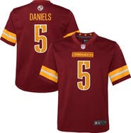 Nike Youth Nike Jayden Daniels Burgundy Washington Commanders Player Game Jersey