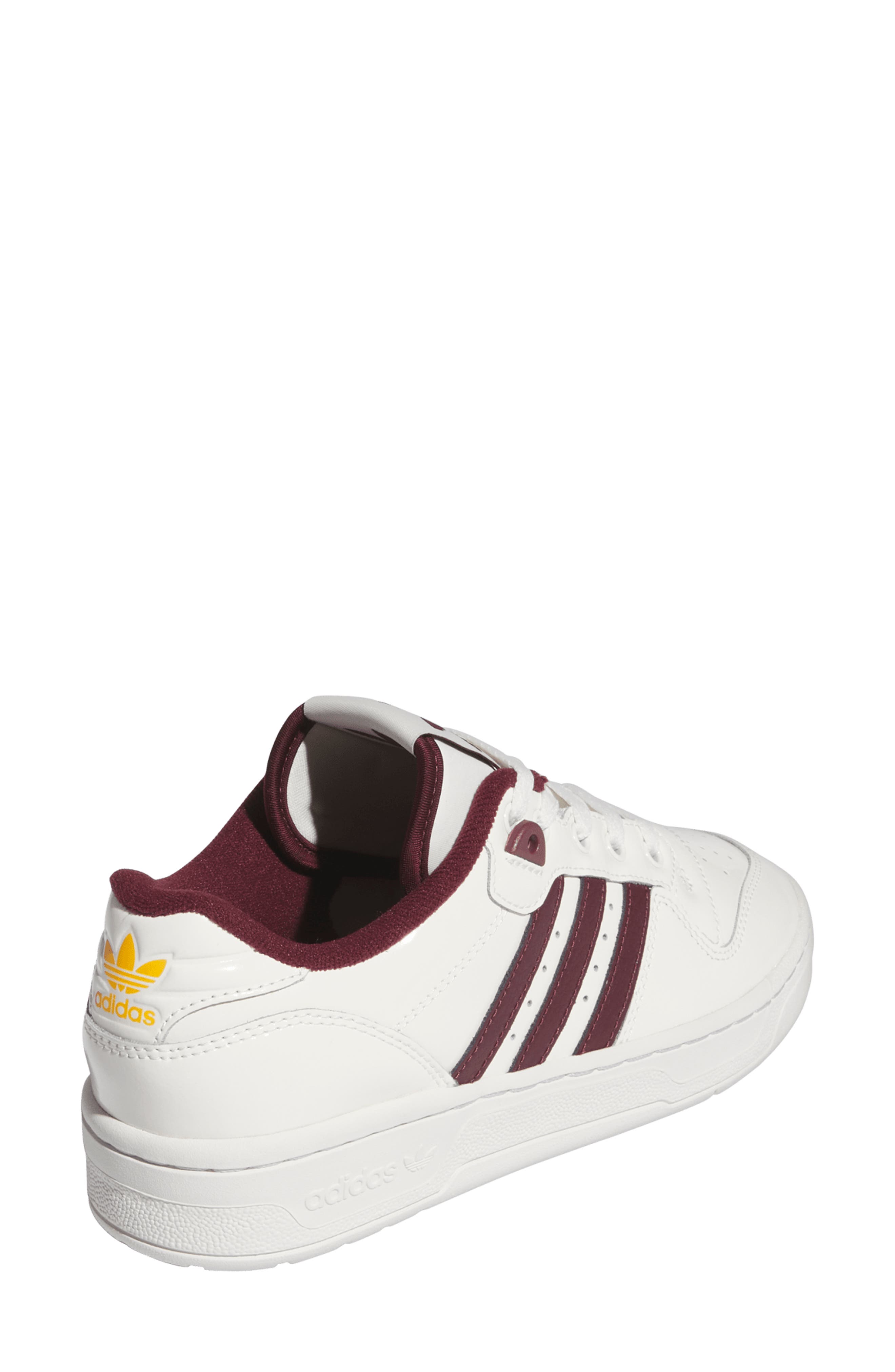 Rivalry Low Sneaker, Alternate, color, CLOUD WHITE/ MAROON/ CRYSTAL