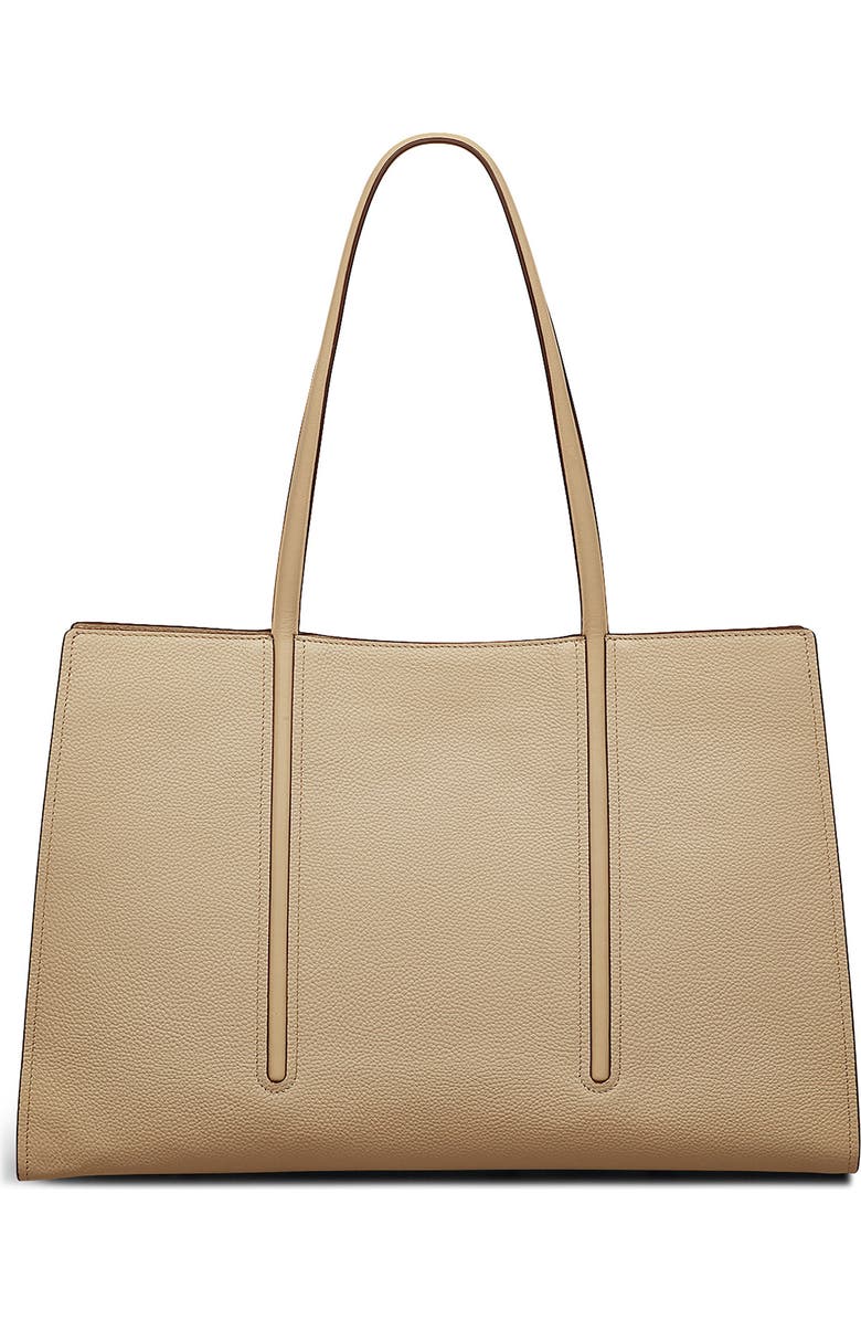 Radley Portland Place Large Open Top Leather Tote, Alternate, color, Stone