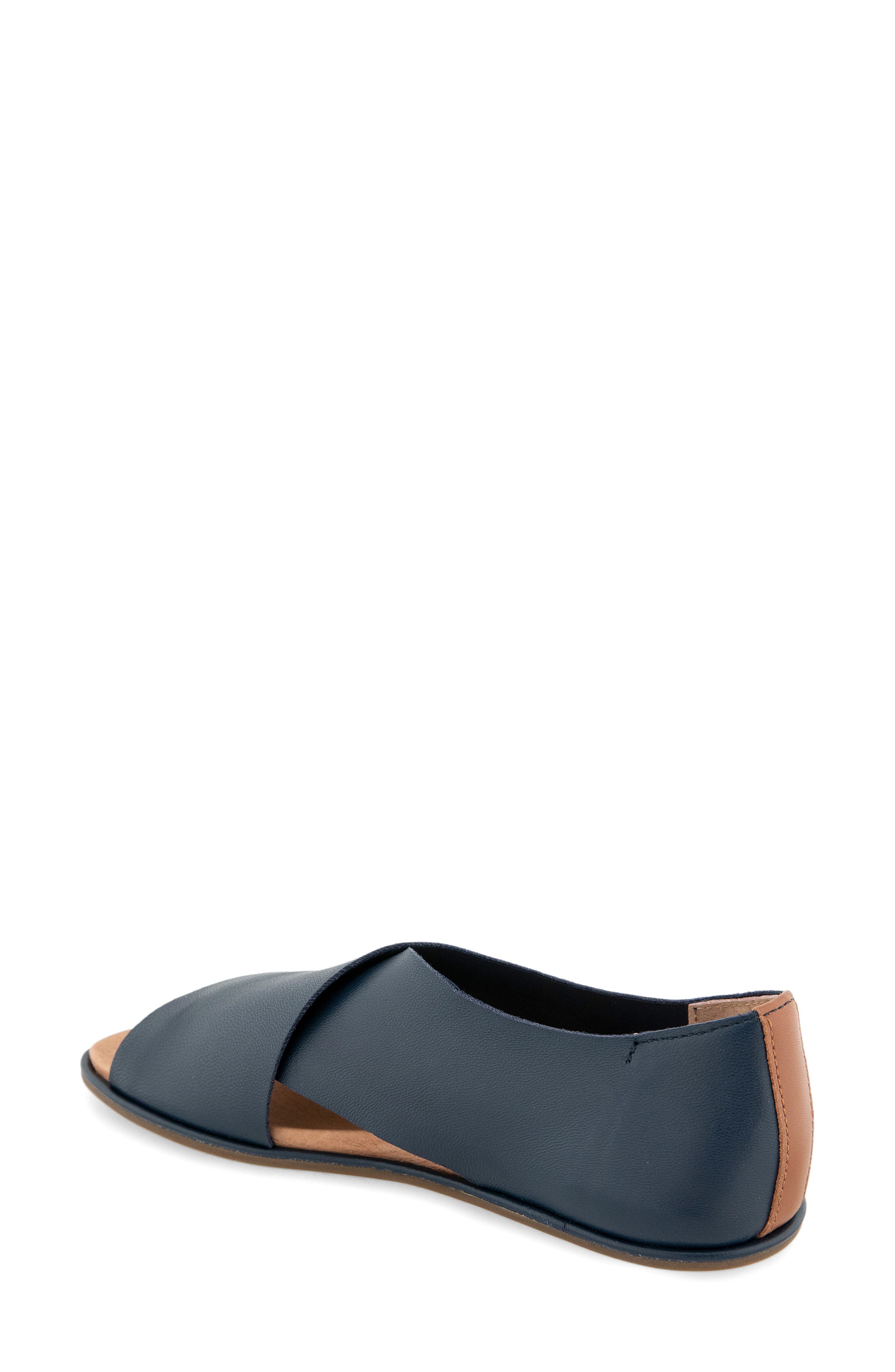 Laniey Sandal, Alternate, color, NAVY LEATHER