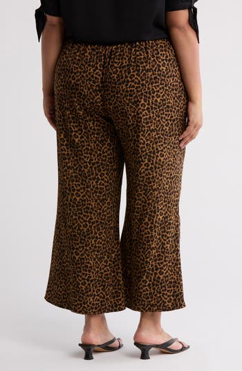 Pull-On Crop Palazzo Pants