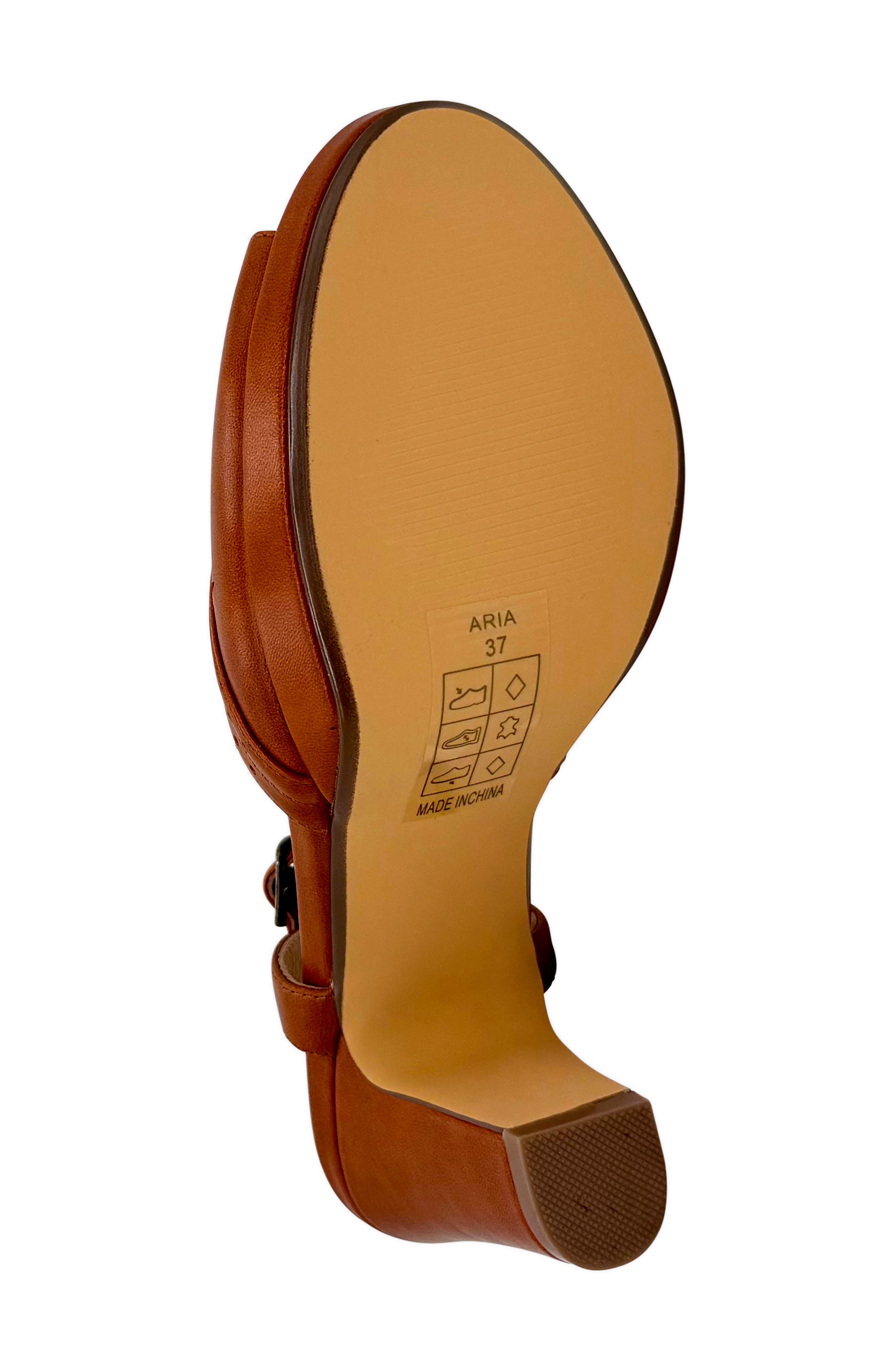 CHELSEA CREW Aria Ankle Strap Sandal, Alternate, color, Rust