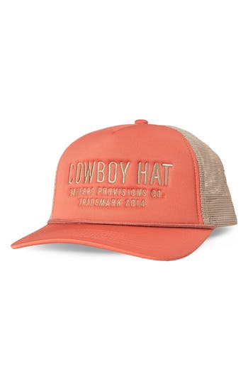 Sendero Provisions Co. Cowboy Trucker Hat In Pink