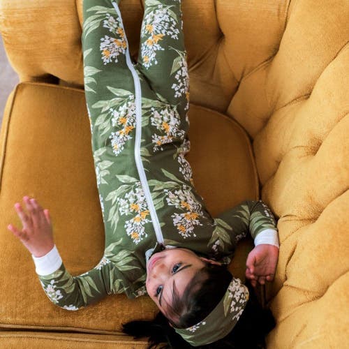 Milkbarn Zipper Pajama In Brown