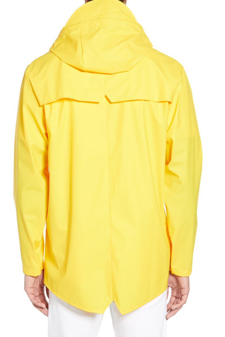 Lightweight Hooded Rain Jacket, Alternate, color, YELLOW