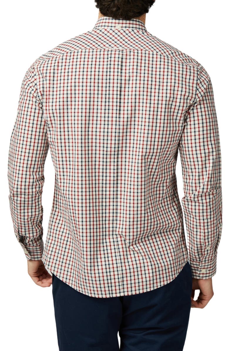Ben Sherman Signature House Check Organic Cotton Button-Down Shirt, Alternate, color, 
