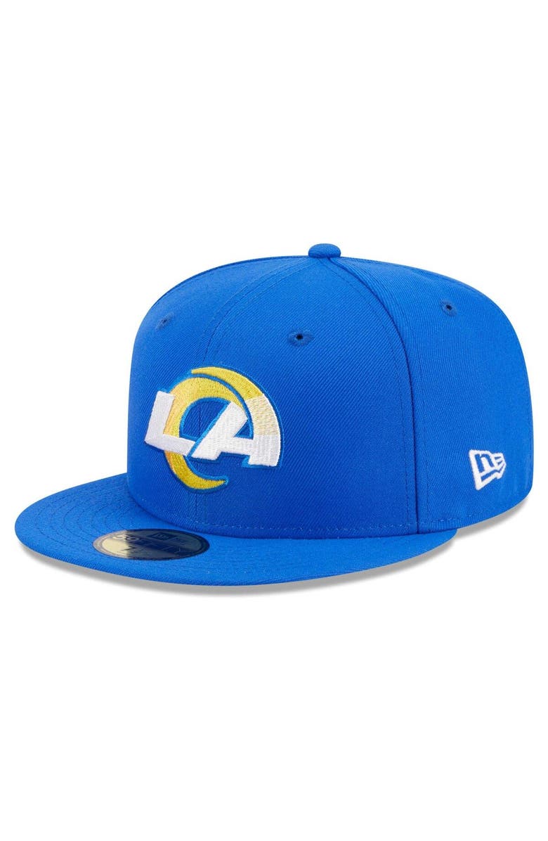 New Era Men's New Era Royal Los Angeles Rams Main Patch 59FIFTY Fitted Hat, Alternate, color, Royal