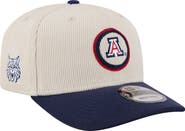 New Era Men's New Era Cream/Navy Arizona Wildcats Loyal Corduroy 9SEVENTY Adjustable Hat