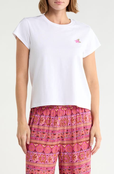 Palm Embroidered T-Shirt