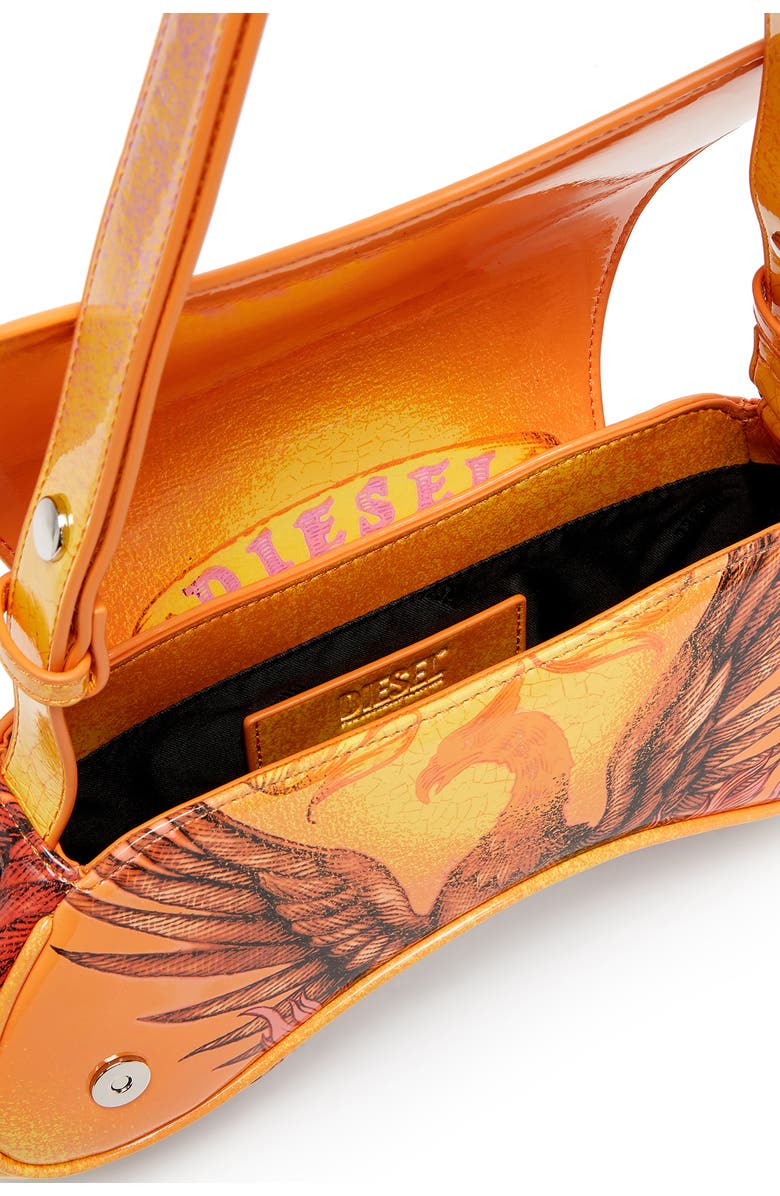 DIESEL<sup>®</sup> Play Faux Leather Crossbody Bag, Alternate, color, Orange