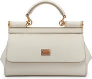 Dolce&Gabbana Small Sicily East West Leather Satchel