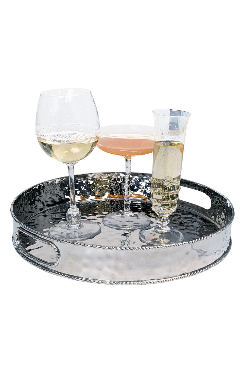 Juliska Graham Serving Tray, Alternate, color, Silver